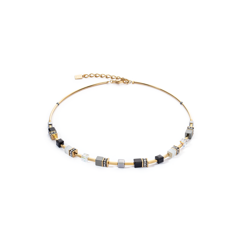 Naszyjnik Coeur de Lion Black-White-Gold - JubilerSezam.pl