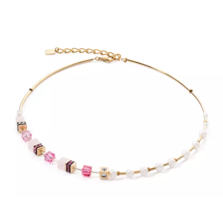 Naszyjnik Coeur de Lion Różowe Złoto - Kryształy Swarovski