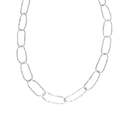 Srebrny naszyjnik łańcuszek bead pr. 925 - JubilerSezam.pl
