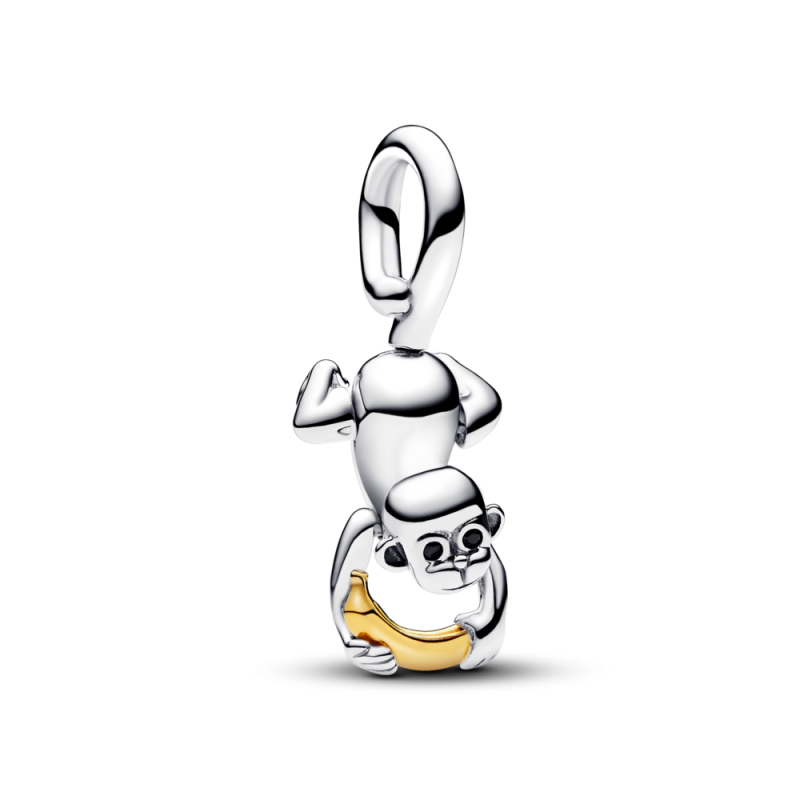 Charms Pandora Małpka 763343C01 Dwukolorowy - JubilerSezam.pl