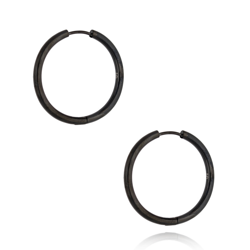 Kolczyki Steel and Shine By Dziubeka KSA1015 - JubilerSezam.pl