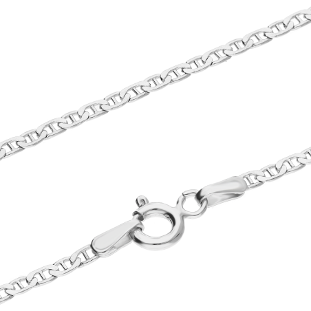 Srebrny łańcuszek marina pr. 925 - JubilerSezam.pl
