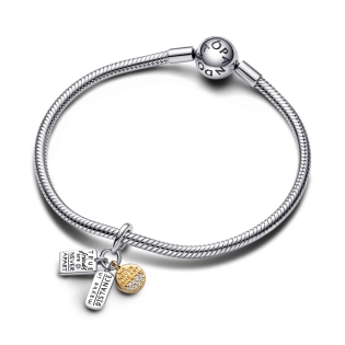 Charms Pandora Przyjaźń - Potrójna Zawieszka Srebrna - JubilerSezam.pl