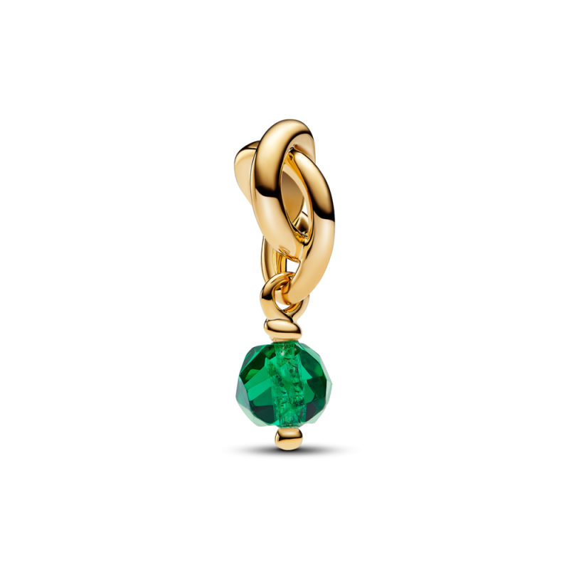 Charms Pandora Zielony Symbol Wieczności 763462C05 - JubilerSezam.pl