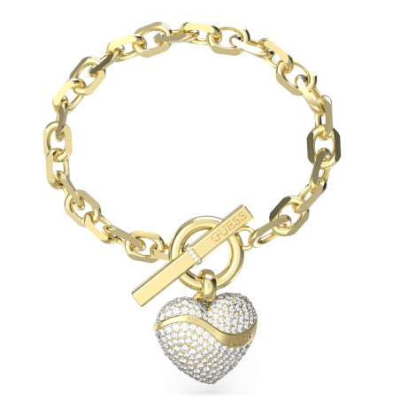 Złota bransoletka damska Guess JUBB04496JWYG - JubilerSezam.pl
