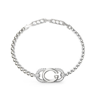 Bransoletka Guess srebrna stal szlachetna JUBB04508JWRH - JubilerSezam.pl