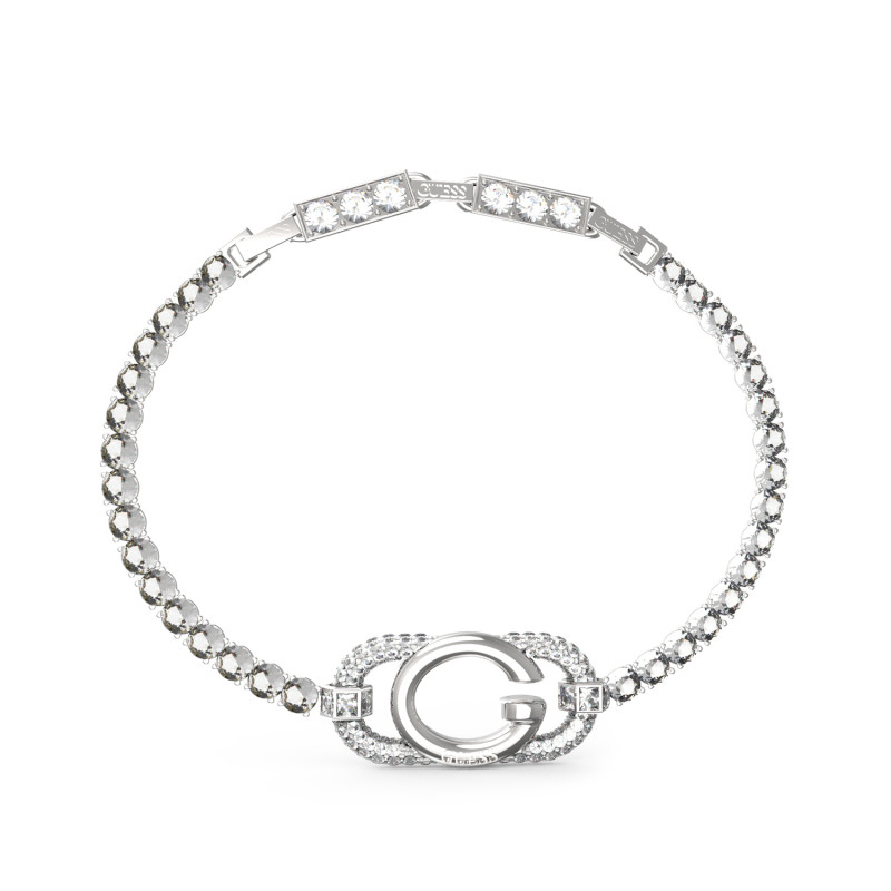 Bransoletka Guess srebrna stal szlachetna JUBB04508JWRH - JubilerSezam.pl