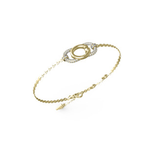 Złota Bransoletka Damska Guess JUBB04510JWYG - JubilerSezam.pl