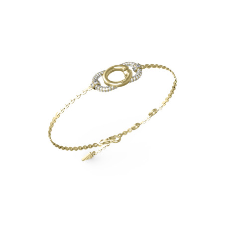 Złota Bransoletka Damska Guess JUBB04510JWYG - JubilerSezam.pl