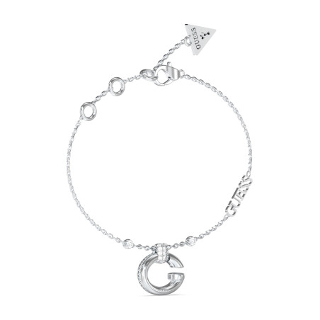 Bransoletka Guess srebrna stal szlachetna JUBB04519JWRH - JubilerSezam.pl