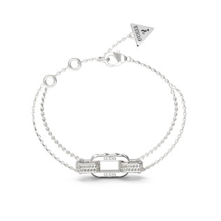 Bransoletka Guess srebrna stal szlachetna JUBB04581JWRH - JubilerSezam.pl