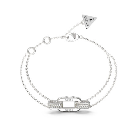 Bransoletka Guess srebrna stal szlachetna JUBB04581JWRH - JubilerSezam.pl