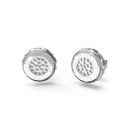 Srebrne Kolczyki Guess Sztyfty JUBE04595JWRH - JubilerSezam.pl