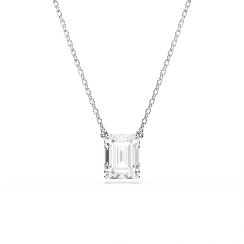 Wisiorek Swarovski Stilla Biały, Szlif Ośmiokątny - JubilerSezam.pl