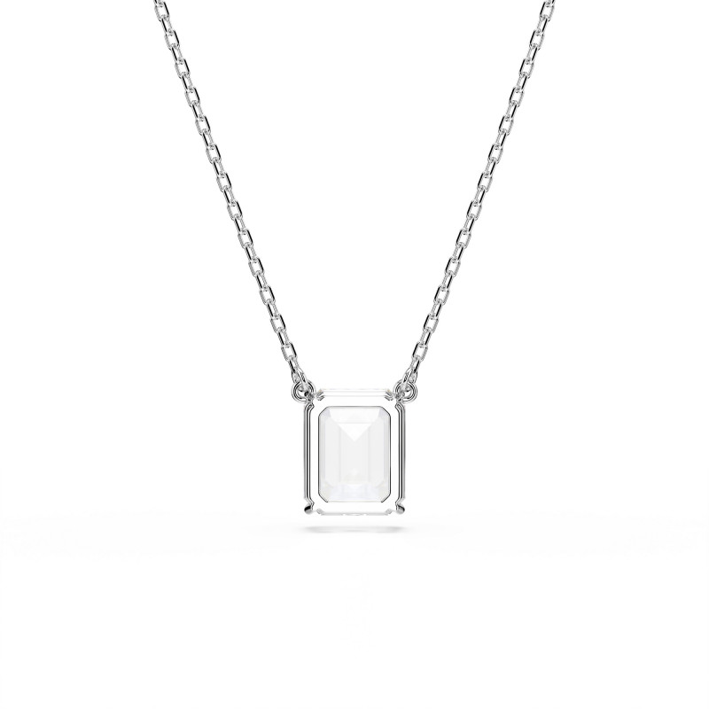 Wisiorek Swarovski Stilla Biały, Szlif Ośmiokątny - JubilerSezam.pl