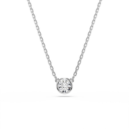 Wisiorek Swarovski Imber Biały z Powłoką z Rodu - JubilerSezam.pl