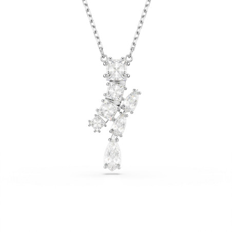 Wisiorek Swarovski Matrix Biały z Kryształami - JubilerSezam.pl