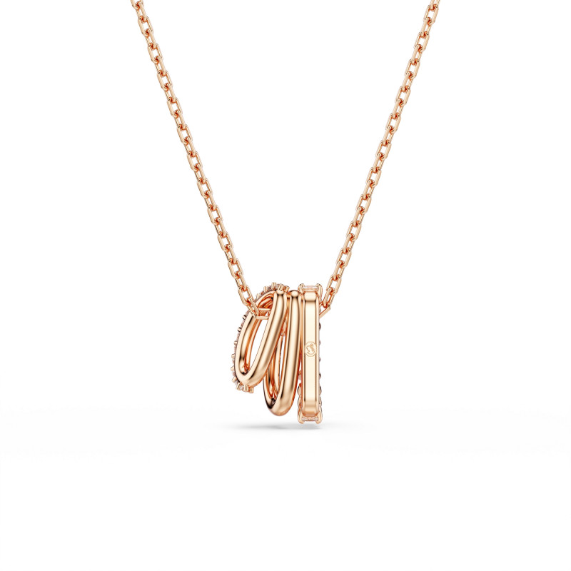 Wisiorek Swarovski Hyperbola Różowe Złoto - JubilerSezam.pl