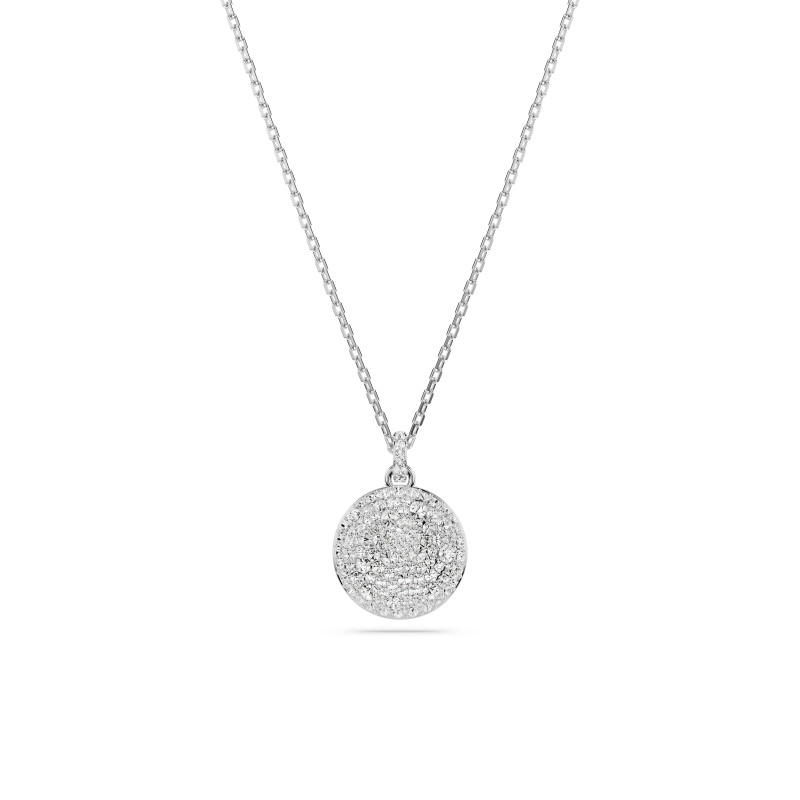 Wisiorek warstwowy Swarovski Sublima Biały, Powłoka z rodu