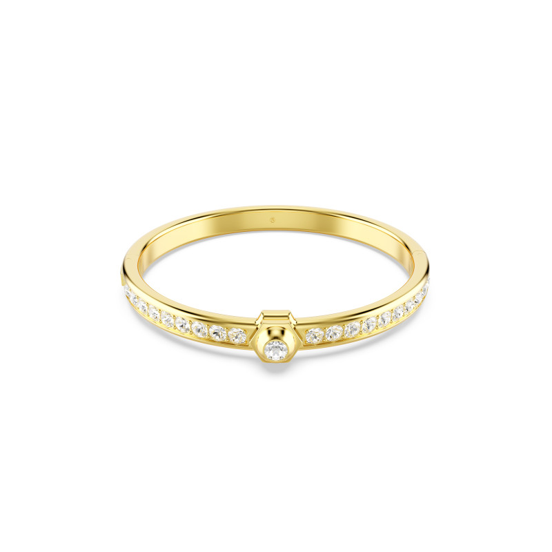 Bransoletka Swarovski Numina Bangle Biała Pozłacana - JubilerSezam.pl