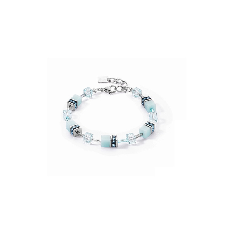 Bransoleta Coeur de Lion Light Aqua - Srebro & Turkusu - JubilerSezam.pl