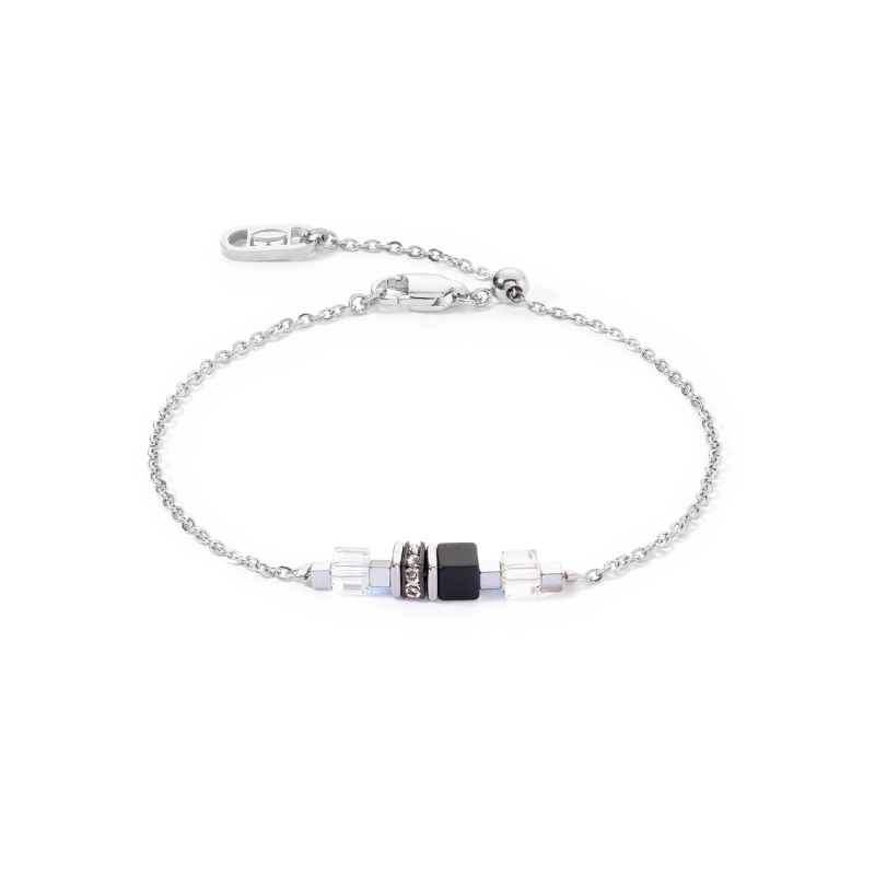 Bransoletka Coeur de Lion Black-Silver - JubilerSezam.pl