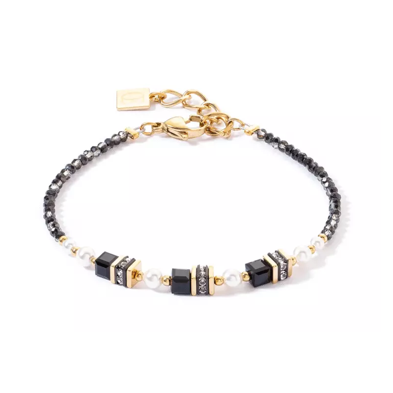 Bransoletka Coeur de Lion Black Kryształy Swarovski - JubilerSezam.pl