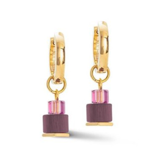 Kolczyki Coeur de Lion Purple-Red - Kryształ Swarovski - JubilerSezam.pl