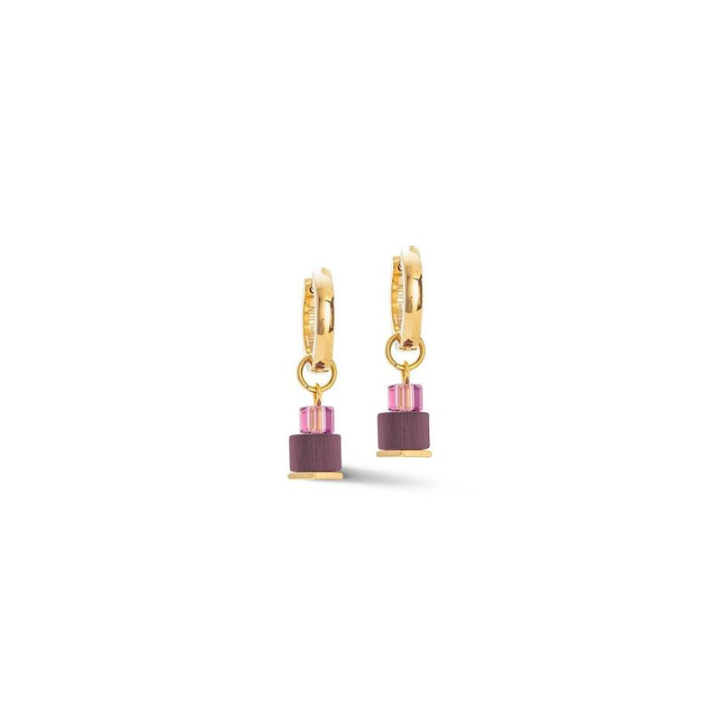 Kolczyki Coeur de Lion Purple-Red - Kryształ Swarovski - JubilerSezam.pl