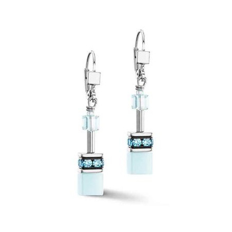 Kolczyki Coeur de Lion Light Aqua - Srebrne z Kryształami - JubilerSezam.pl