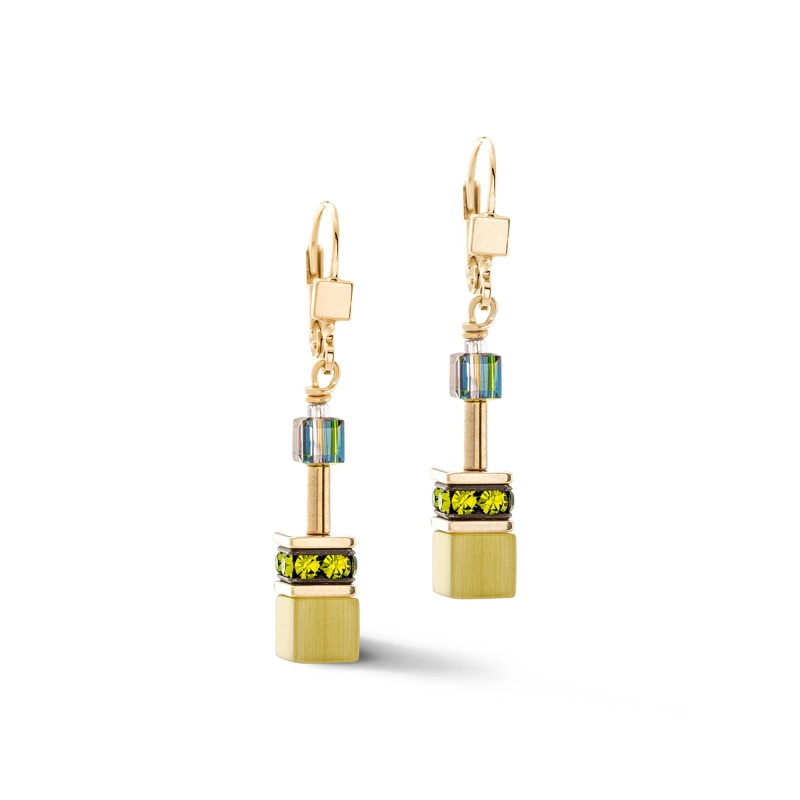 Kolczyki Coeur de Lion Olive - Kryształy Swarovski - JubilerSezam.pl