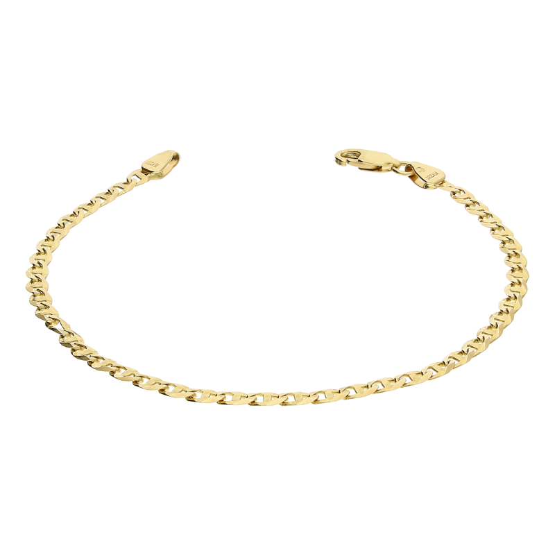 Złota bransoletka splot Gucci pr. 585 - JubilerSezam.pl
