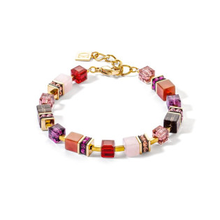Bransoletka Coeur de Lion Red-Gold z kamieniami - JubilerSezam.pl
