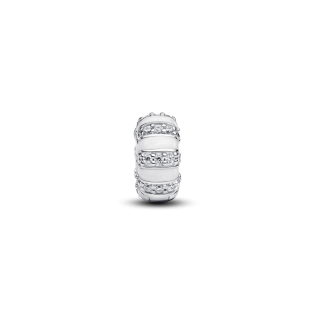 Srebrny Charms Klips Pandora Emalia i Kamienie 793785C01 - JubilerSezam.pl