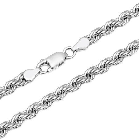 Srebrny łańcuszek Korda splot 0.7cm - JubilerSezam.pl