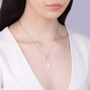 Srebrny Krzyżyk Drzewo Życia - Symbolika i Elegancja - JubilerSezam.pl
