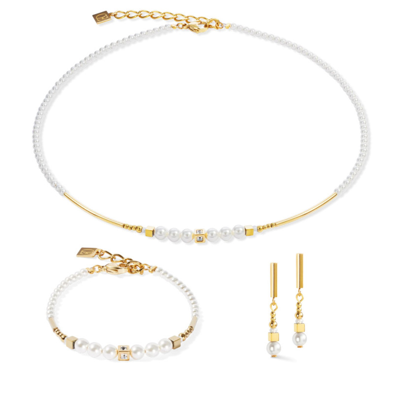Bransoletka Coeur de Lion Pearl-Gold z perłami - JubilerSezam.pl