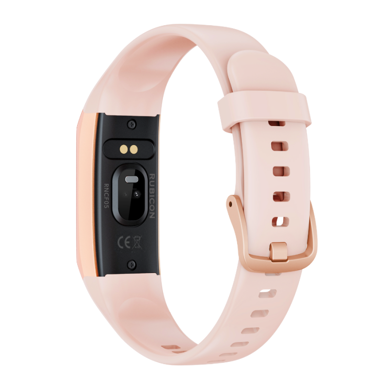 Smartwatch Rubicon RNCF05 Różowy - Pulsoksymetr i AMOLED - JubilerSezam.pl