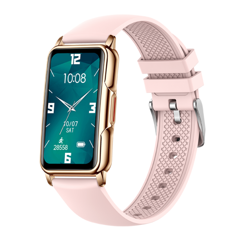Smartwatch Rubicon RNCF04 Różowy Silikon - JubilerSezam.pl