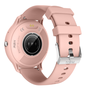 Różowy Smartwatch Rubicon RNCF16 - Polska Aplikacja i Menu