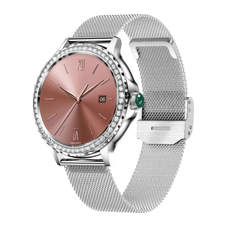 Smartwatch Rubicon RNCF19 Srebrny - Bluetooth Call - JubilerSezam.pl