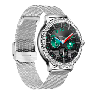 Smartwatch Rubicon RNCF19 Srebrny - Bluetooth Call - JubilerSezam.pl