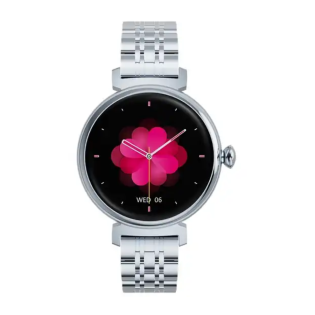 Smartwatch Rubicon RNCF21 Srebrny AMOLED + Zielony Pasek - JubilerSezam.pl