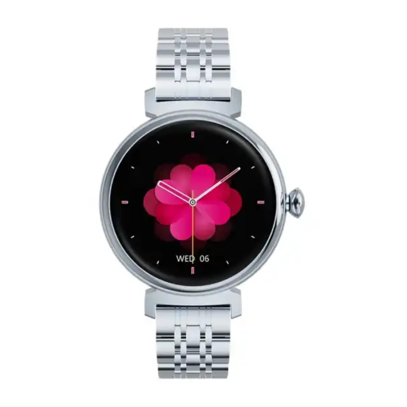 Smartwatch Rubicon RNCF21 srebrny plus zielony pasek SMARUB278