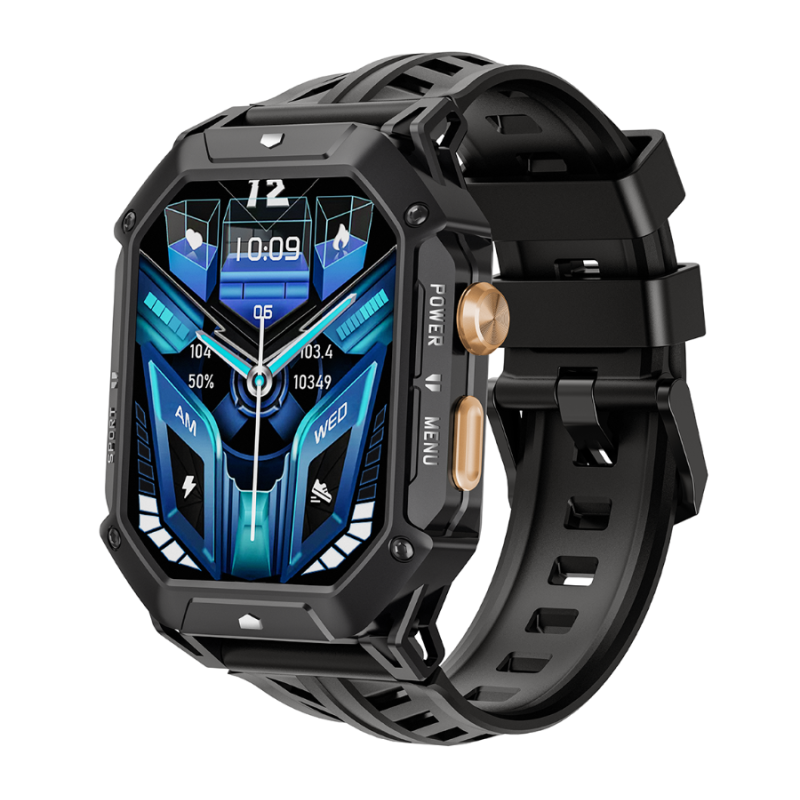 Smartwatch Rubicon RNCF24 Czarny - Nowoczesny Design - JubilerSezam.pl