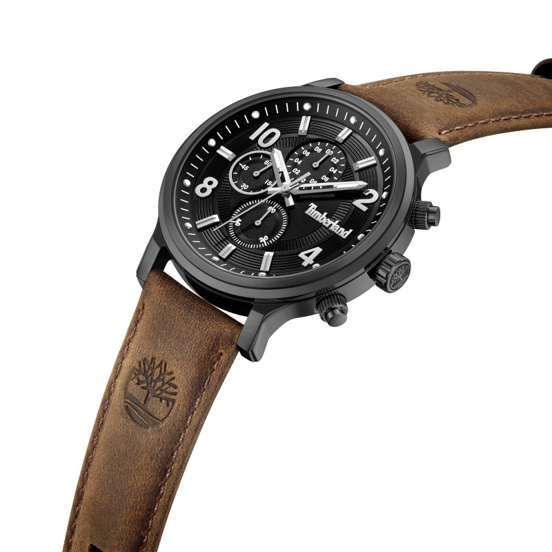 Zegarek męski Timberland na skórzanym pasku TDWGF0055701 - JubilerSezam.pl