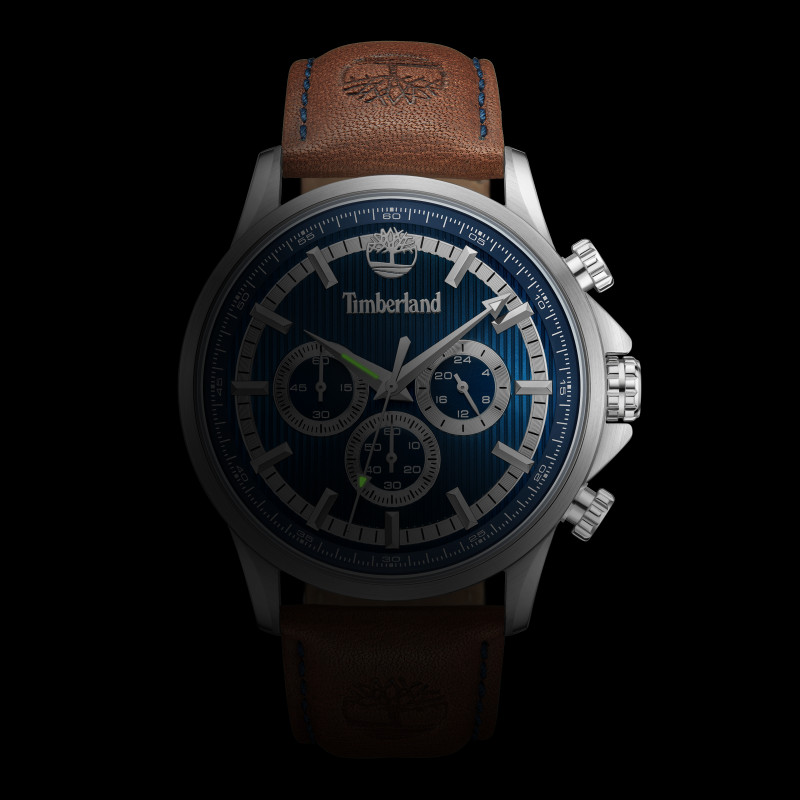 Męski zegarek Timberland na skórzanym pasku TDWGF0054602 - JubilerSezam.pl