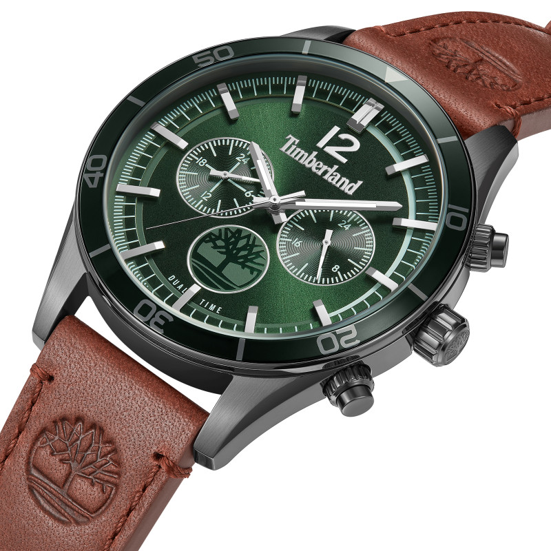 Zegarek męski Timberland na skórzanym pasku TDWGF0011203 - JubilerSezam.pl