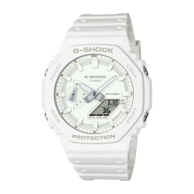 Zegarek Casio G-Shock GA-2100-7A7ER Biały - JubilerSezam.pl