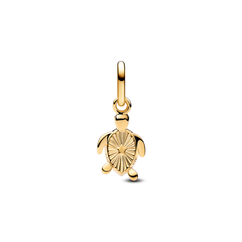 Mały charms-zawieszka Pandora Zielony żółw 763823C01